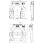 Abus Pro Amparo 4750XL NR frame lock - Image 3